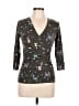 Boden Gray 3/4 Sleeve Top Size 10 (petite) - photo 1