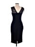 En Focus Studio 100% Polyester Solid Black Cocktail Dress Size 8 - photo 2
