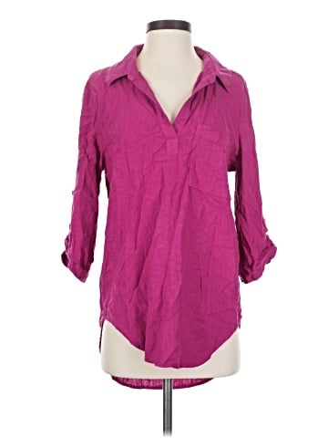 Mod-O-Doc 3/4 Sleeve Button-Down Shirt (view 1)