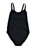 Athleta Solid Black One Piece Swimsuit Size L - photo 2