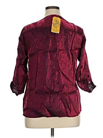 Elementz 3/4 Sleeve Button-Down Shirt (view 2)