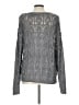 Preswick & Moore Metallic Silver Pullover Sweater Size L - photo 2