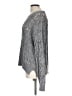 Preswick & Moore Metallic Silver Pullover Sweater Size L - photo 5