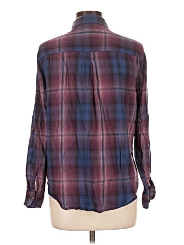 American Eagle Outfitters Long Sleeve Button-Down Shirt (view 2)