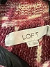 Ann Taylor LOFT Tweed Burgundy Pullover Sweater Size L - photo 7