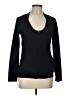 Adrienne Vittadini Black Long Sleeve Top Size L - photo 1