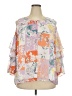 Cato 100% Polyester Orange 3/4 Sleeve Blouse Size 18 - 20 - photo 1