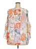 Cato 100% Polyester Orange 3/4 Sleeve Blouse Size 18 - 20 - photo 2