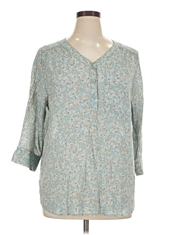 Cj Banks 3/4 Sleeve Blouse (view 1)