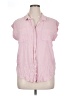 Jachs Girlfriend Pink Sleeveless Button-Down Shirt Size XL - photo 1