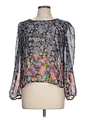 Xhilaration Long Sleeve Blouse (view 1)