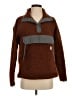 Carhartt 100% Polyester Brown Pullover Sweater Size S - photo 1