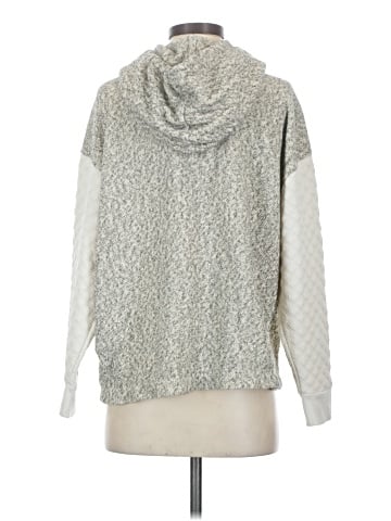 Madewell Quilted-Sleeve Hoodie Sweatshirt (view 2)
