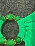 Unbranded Solid Green One Piece Swimsuit Size M - photo 3