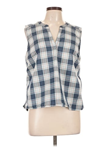 Eddie Bauer Sleeveless Button-Down Shirt (view 1)