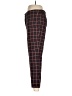 Theory Plaid Orange Wool Pants Size 6 - photo 5