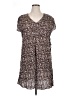 Eddie Bauer 100% Polyester Animal Print Brown Casual Dress Size XL - photo 1