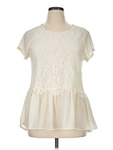 Rewind Short Sleeve Blouse (view 1)