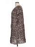 Eddie Bauer 100% Polyester Animal Print Brown Casual Dress Size XL - photo 5