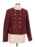 Ann Taylor Stripes Red Jacket Size 12 - photo 1