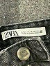 Zara Black Denim Shorts Size 0 - photo 3