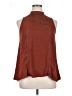 Mossimo 100% Polyester Brown Sleeveless Blouse Size XL - photo 1