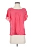 Maeve 100% Rayon Pink Short Sleeve Blouse Size 4 - photo 1