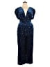 Cider Stars Blue Jumpsuit Size 0X - photo 1