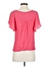 Maeve 100% Rayon Pink Short Sleeve Blouse Size 4 - photo 2