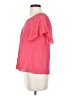 Maeve 100% Rayon Pink Short Sleeve Blouse Size 4 - photo 5