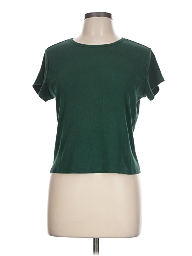 Pre-owned Wild Fable Short Sleeve T-shirt In Green