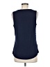 Market and Spruce 100% Polyester Blue Sleeveless Blouse Size M - photo 2