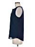 Market and Spruce 100% Polyester Blue Sleeveless Blouse Size M - photo 5