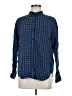 Everlane 100% Cotton Checkered-gingham Blue Long Sleeve Button-Down Shirt Size 6 - photo 1