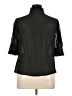 Gracia 100% Polyester Black 3/4 Sleeve Blouse Size 1X - photo 2