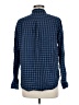 Everlane 100% Cotton Checkered-gingham Blue Long Sleeve Button-Down Shirt Size 6 - photo 2