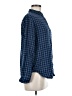 Everlane 100% Cotton Checkered-gingham Blue Long Sleeve Button-Down Shirt Size 6 - photo 4
