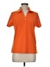 Pebble Beach Orange Short Sleeve Top Size M - photo 1
