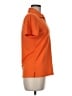 Pebble Beach Orange Short Sleeve Top Size M - photo 4