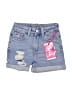 Justice Blue Denim Shorts Size 6 - photo 1