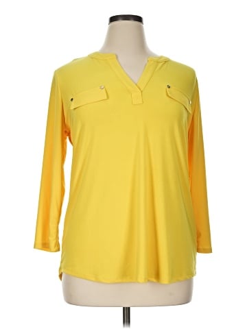 Jones New York Signature 3/4 Sleeve Top (view 1)