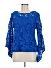 Alfani Blue 3/4 Sleeve Blouse Size M - photo 1