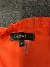 1.State 100% Polyester Orange Short Sleeve Blouse Size M - photo 7
