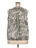 Simply Vera Vera Wang 100% Polyester Gray Sleeveless Blouse Size XXL - photo 2