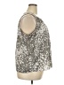 Simply Vera Vera Wang 100% Polyester Gray Sleeveless Blouse Size XXL - photo 4