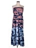 Amadi Tie-dye Blue Casual Dress Size S - photo 1