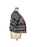 ASOS Curve 100% Cotton Paisley Black Jacket Size 18 - photo 4