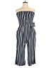 J for Justify Stripes Blue Jumpsuit Size XL - photo 1