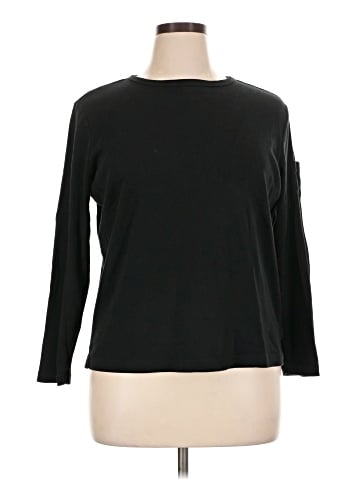 Lauren by Ralph Lauren 3/4 Sleeve T-Shirt (view 1)