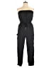 Blush 100% Polyester Solid Black Jumpsuit Size XL - photo 1